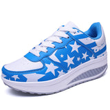 2017 Women casual shoes Slimming platform shoes women fashion women flats Fitness Lady Shoes Factory drop shipping ST207